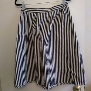 Striped Midi Skirt